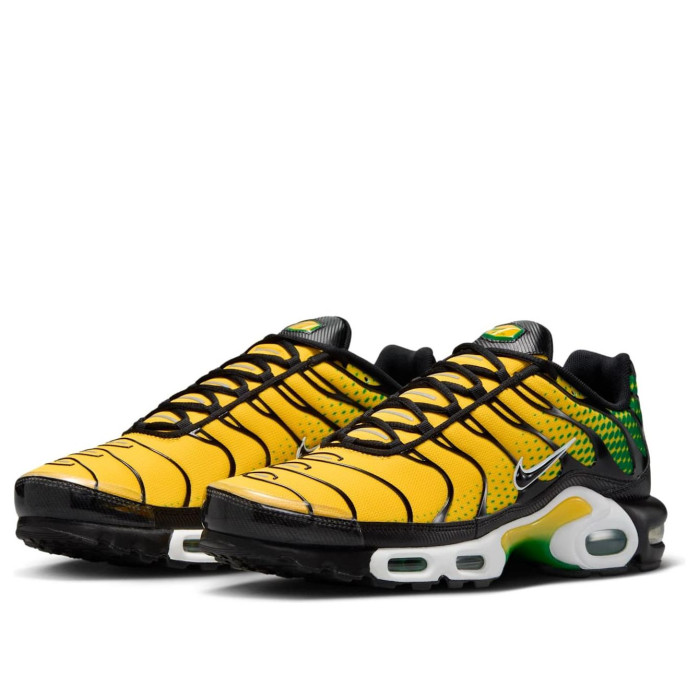 Nike Air Max Plus Varsity Maize Pine Green - мужская сетка размеров Nike Air Max Plus Varsity Maize Pine Green - мужская сетка размеров
