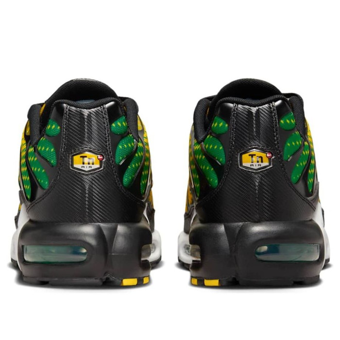 Nike Air Max Plus Varsity Maize Pine Green - мужская сетка размеров Nike Air Max Plus Varsity Maize Pine Green - мужская сетка размеров