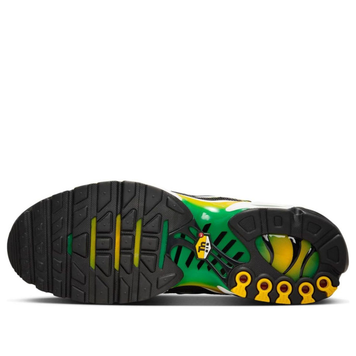 Nike Air Max Plus Varsity Maize Pine Green - мужская сетка размеров Nike Air Max Plus Varsity Maize Pine Green - мужская сетка размеров