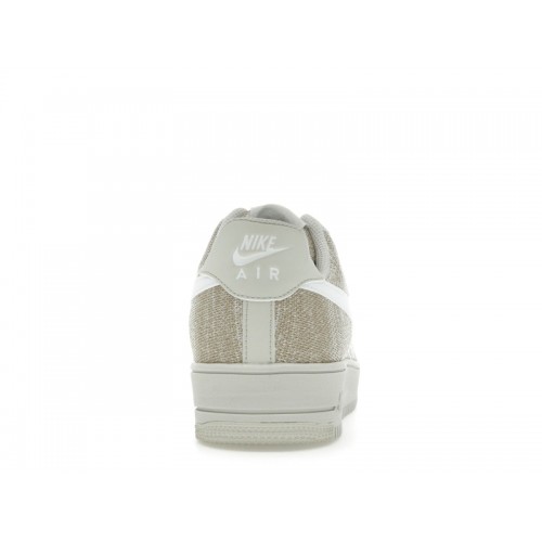 Nike Air Force 1 Flyknit 2.0 Light Bone - мужская сетка размеров