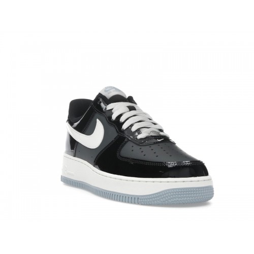 Nike Air Force 1 Low Black Iron Grey Patent - мужская сетка размеров