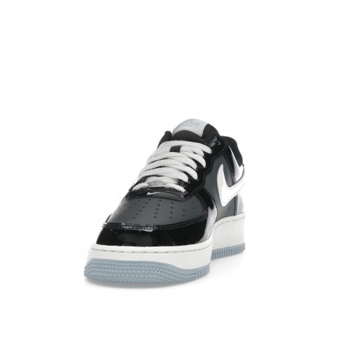 Nike Air Force 1 Low Black Iron Grey Patent - мужская сетка размеров