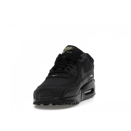 Nike Air Max 90 Black Buff Gold - мужская сетка размеров