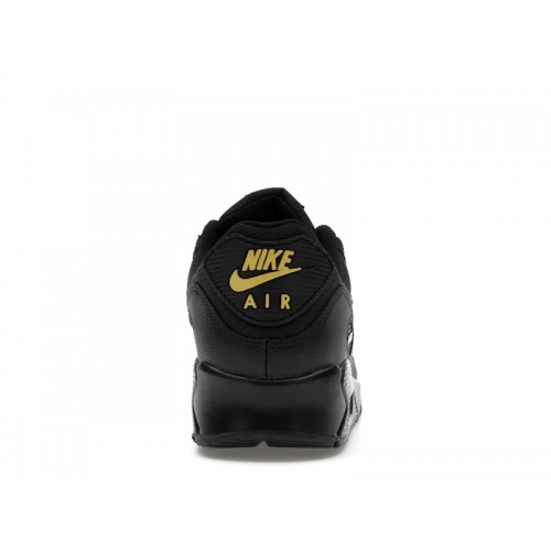 Nike Air Max 90 Black Buff Gold - мужская сетка размеров
