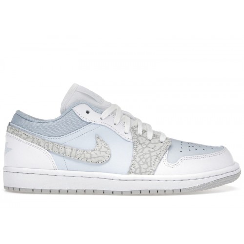 Air Jordan 1 Low SE Blue Tint Elephant Print - мужская сетка размеров