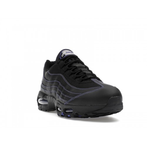 Nike Air Max 95 OG Big Bubble Black Persian Violet - мужская сетка размеров