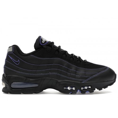 Nike Air Max 95 OG Big Bubble Black Persian Violet - мужская сетка размеров