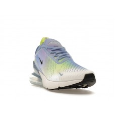 Женские Nike Air Max 270 Aluminum Hydrangeas Light Lemon Twist Metallic Silver (W)