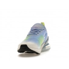Женские Nike Air Max 270 Aluminum Hydrangeas Light Lemon Twist Metallic Silver (W)