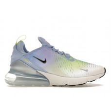 Женские Nike Air Max 270 Aluminum Hydrangeas Light Lemon Twist Metallic Silver (W)
