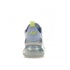 Женские Nike Air Max 270 Aluminum Hydrangeas Light Lemon Twist Metallic Silver (W)
