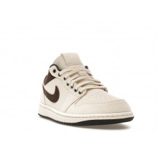 Jordan 1 Low Premium Pale Ivory Off Noir Baroque Brown
