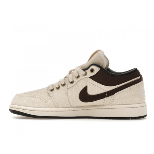 Air Jordan 1 Low Premium Ivory Baroque Brown - мужская сетка размеров
