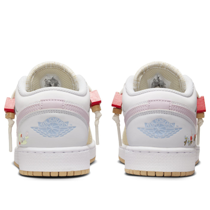 Air Jordan 1 Low GS Mushroom - подростковая сетка размеров Air Jordan 1 Low GS Mushroom - подростковая сетка размеров
