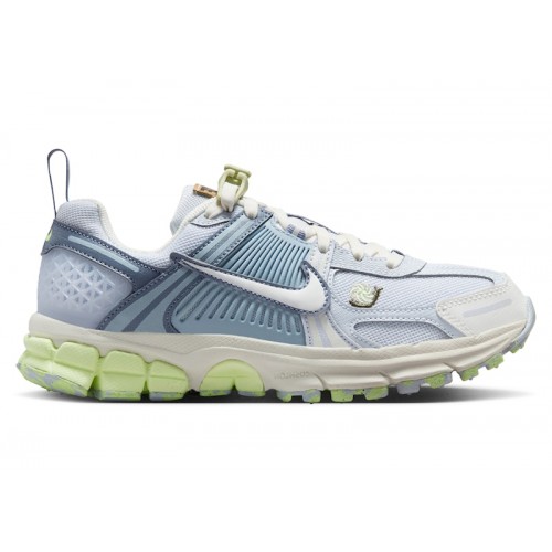 Кроссы Nike Vomero 5 Light Armory Blue Sail Ashen Slate White (GS) - подростковая сетка размеров