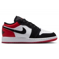 Подростковые Jordan 1 Low SE Black Toe (2025) (GS)