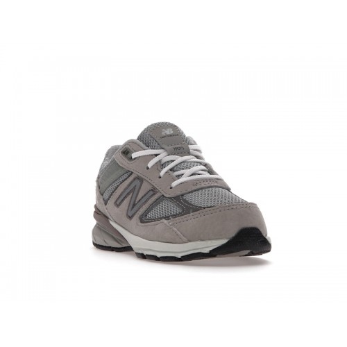 Кроссы New Balance 990 v5 Grey (TD) - детская сетка размеров