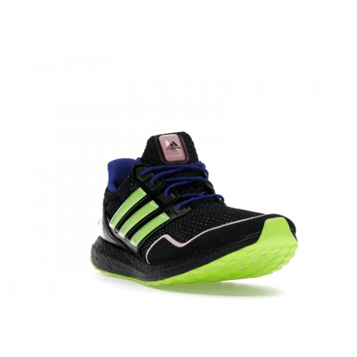 adidas Ultra Boost 1.0 Core Black Lucid Lemon Bliss Pink - мужская сетка размеров