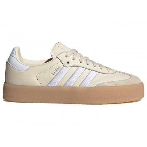 Кроссы adidas Sambae Wonder White Gum (W) - женская сетка размеров