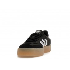 Женские кроссовки adidas Sambae Black White Gum (W)