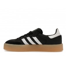 Женские кроссовки adidas Sambae Black White Gum (W)