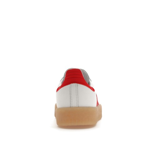 Кроссы adidas Sambae White Better Scarlet Gum (W) - женская сетка размеров