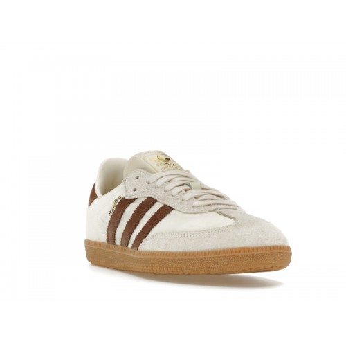 Кроссы adidas Samba OG Cream White Preloved Brown - мужская сетка размеров