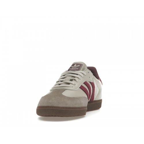 Кроссы adidas Samba OG Putty Grey Maroon - мужская сетка размеров