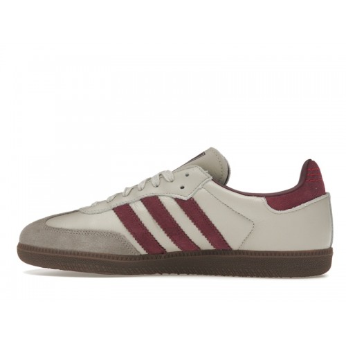 Кроссы adidas Samba OG Putty Grey Maroon - мужская сетка размеров