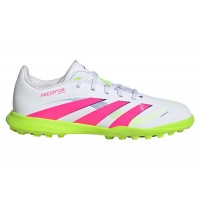 Подростковые adidas Predator League Turf Cloud White Lucid Pink Lucid Lemon (GS)