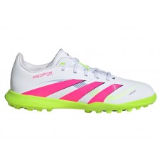 Подростковые adidas Predator League Turf Cloud White Lucid Pink Lucid Lemon (GS)