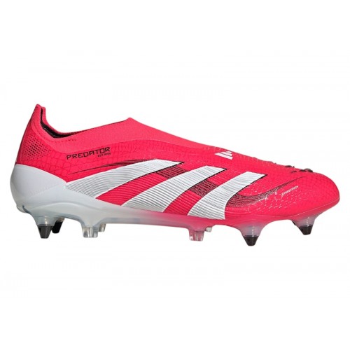 adidas Predator Elite Laceless SG Lucid Red Cloud White Core Black - мужская сетка размеров