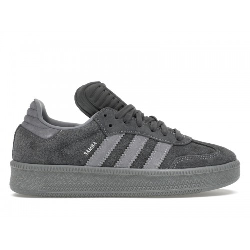 Кроссы adidas Samba XLG Carbon Grey - мужская сетка размеров