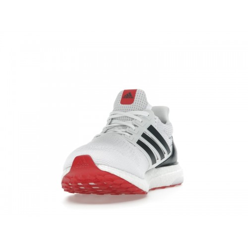 adidas Ultra Boost 1.0 Cloud White Core Black Better Scarlet - мужская сетка размеров
