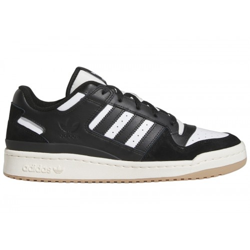 Кроссы adidas Forum Low Classic Core Black Cloud White Cream White - мужская сетка размеров