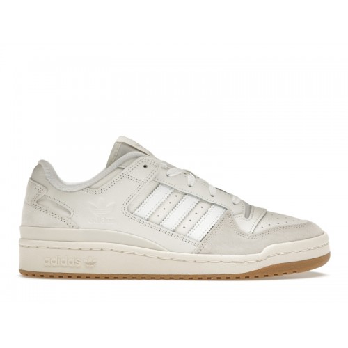 Кроссы adidas Forum Low CL Chalk White - мужская сетка размеров