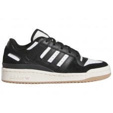 Подростковые кроссовки adidas Forum Low Core Black Cloud White Cream White (GS)