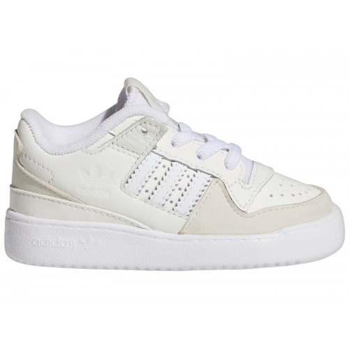 Кроссы adidas Forum Low Chalk White Cloud White (TD) - детская сетка размеров