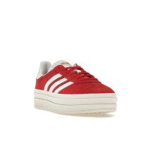 Женские кроссовки adidas Gazelle Bold Red Cloud White (W)