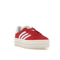 Женские кроссовки adidas Gazelle Bold Red Cloud White (W)