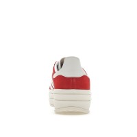 Женские кроссовки adidas Gazelle Bold Red Cloud White (W)
