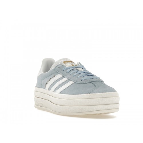 Кроссы adidas Gazelle Bold Clear Sky (W) - женская сетка размеров