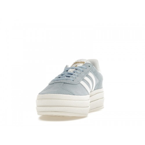 Кроссы adidas Gazelle Bold Clear Sky (W) - женская сетка размеров