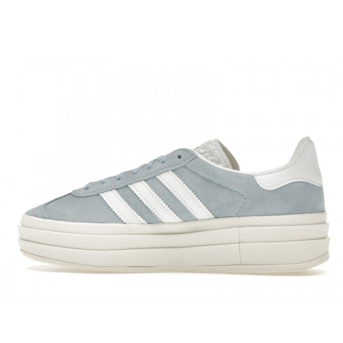 Кроссы adidas Gazelle Bold Clear Sky (W) - женская сетка размеров