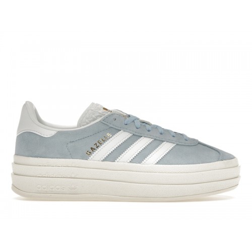 Кроссы adidas Gazelle Bold Clear Sky (W) - женская сетка размеров