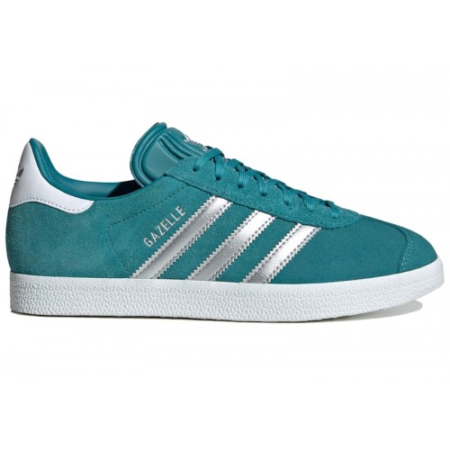 Кроссы adidas Gazelle Arctic Fusion Silver Metallic (W) - женская сетка размеров