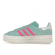 Женские кроссовки adidas Gazelle Bold Flash Aqua Lucid Pink (W)
