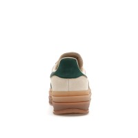 Женские adidas Gazelle Bold Magic Beige Collegiate Green (W)