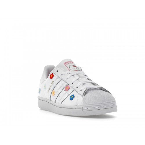 adidas Superstar Hello Kitty Flowers (GS) - подростковая сетка размеров