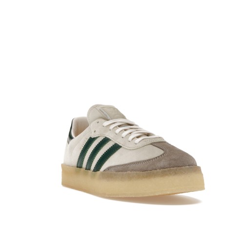 Кроссы adidas Clarks 8th Street Samba by Ronnie Fieg Chalk White Green - мужская сетка размеров